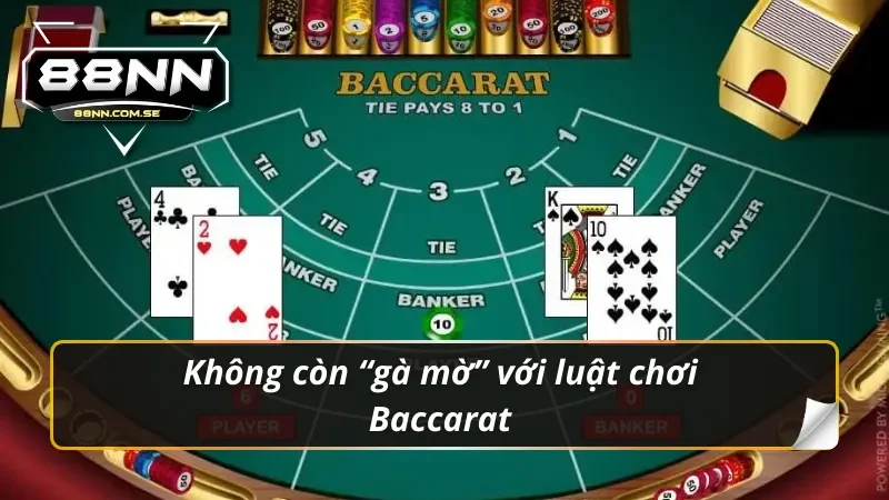 Chỉ cần hiểu luật Baccarat 88NN – Cơ hội lật kèo ngoạn mục luôn nằm trong tay bạn